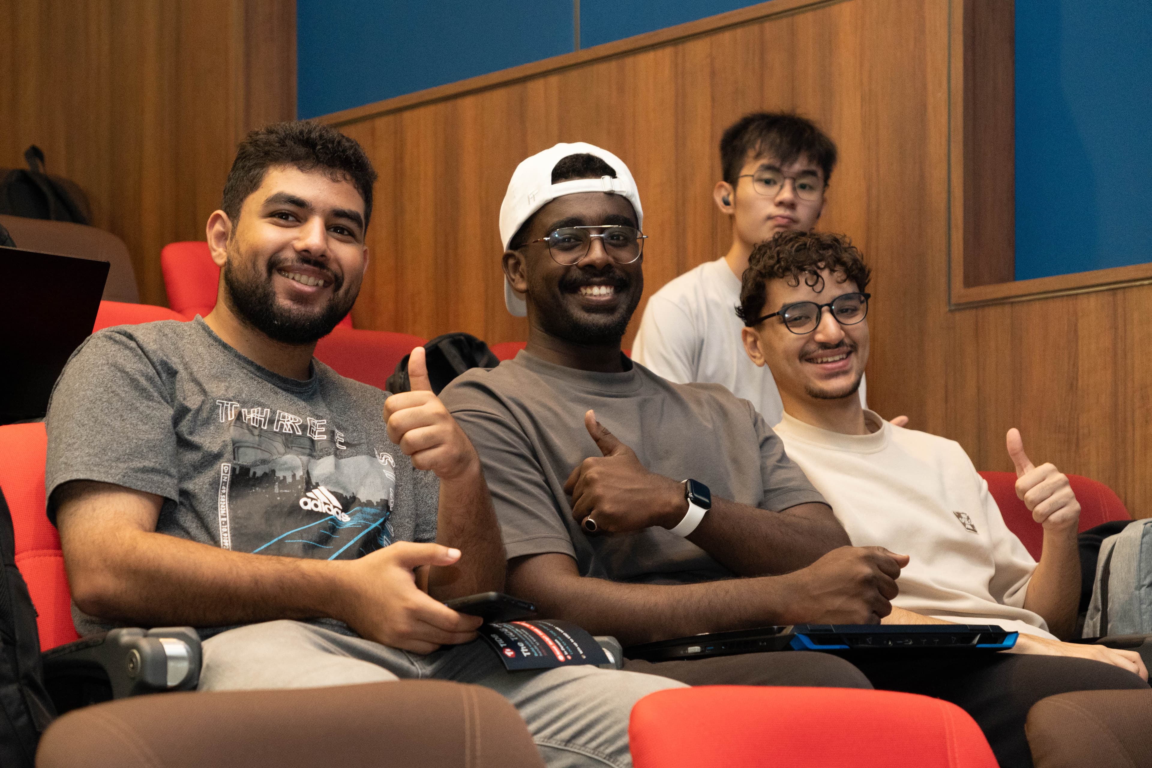 Hackathon participants collaborating